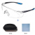 300110护目镜S300蓝红款透明镜防风沙防尘防骑行防护1眼镜 300110护目镜+眼镜盒+眼镜布