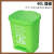 公园花园别墅拉圾垃圾桶超市摇盖式垃圾桶户外室外垃圾箱商用 50L全灰桶(特厚)送两卷垃圾袋-K