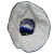 鹿色防尘面具全面罩头罩耐酸碱防化学飞溅全面罩安全帽劳保防尘面罩定 灰色耐酸碱面罩