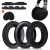森海塞尔HD600 660S HD650 HD545 HD565 HD580耳机套海绵套皮耳罩 黑色冰感凝胶 耳套