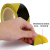 SZFY黄黑色警示胶带PVC黑黄斑马线警戒地标贴 装修地面瓷砖保护膜固定无痕专用地板胶带48mm-5 4.8厘米宽*33米长 1卷(红色)