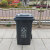 科雷杰（Corej）翻盖垃圾桶 物业小区公用室外环保分类工业大号商用垃圾桶50L 绿色