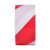 优倍固事（UBGU）PVC警示胶带红白色-3卷装50mm*22米安全标识反光地标胶带贴地彩色划线斑马线警戒
