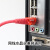 泛达网线锁笔记本电脑数据安全锁防插拔网络端口锁具10个装红色 PSL-DCPLE