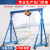 战舵龙门吊1吨3/5吨起重吊架移动可升降式小型行吊简易吊车电动龙门架 白色 0.5吨0.5米X0.5米