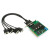 摩莎MOXA CP-168U  8串口RS-232通用PCI多串口卡 CP-114UL-DB9M