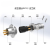 中连GX12航空插头公母对接连接器三芯四芯五芯接线端子黄铜镀金 带针公插座/直底插座/2~7芯/单卖1个