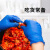爱马斯一次性丁腈手套加厚耐用橡胶乳胶实验室食品居家PVC手套 S号(APFGWC经济型，深蓝色)