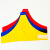 海斯迪克 三角连肩袖章袖标定制 魔术贴安全员物业套袖臂章双层加厚普通字 黄色 HKQL-105