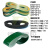 一拖二口罩机皮带同步带绿基带绿色PVC输送带传送传动皮带 5M-240（48齿）*15
