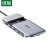 绿联 CM296 Type-C扩展坞USB-C转HDMI\/VGA转换器雷电3拓展分线器适用华为苹果MacBook 6合1【HDMI+M.2硬盘盒SATA】40112