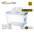 威佳工具收纳箱透明手提48L大容量可视零件盒五金物料盒工具箱仓库螺丝盒
