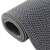 稳斯坦 S型PVC镂空地毯 5厚1.2m宽*1m灰色 塑胶防水泳池垫浴室厕所防滑垫 WL-131