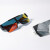 赛博朋克炫彩一片式墨镜UV400辐射连体无框小众太阳眼镜 银反