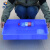 固乡 加厚塑料方盘 长方形周转箱浅盘托盘物流箱流水线储物箱零件盒养殖盘 蓝色6号610*415*95mm