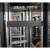 黑色1机柜盲板背板 图腾网络机柜白色挡板234盖板机柜配件 2U免安装挡板黑色 0x0x0cm