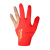 台球手套三指手套桌球球房台球厅左右手定制Logo工业品 美洲豹高弹款红色定制Logo