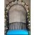 米囹欧式花园铁艺拱门爬藤双人座椅阳台置物庭院花架月季简约创意创意 白色无坐垫