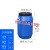 加厚带盖化工桶密封塑料酵素桶25公斤涂料废液桶 30L-50L 30升特厚蓝口径21直径31.7高50.3