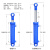 3吨实心液压油缸大全双向小型油缸油顶伸缩液压缸升降油压顶配件 内径50 杆径28 行程700 实