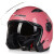 捷凯-512男女通用摩托车电动车头盔3/4双镜片安全头盔原厂 白色 XL