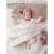 迈诗静初生婴儿包单纯棉纱布宝宝包被襁褓包巾新生儿抱被夏季薄款产房用 2个装蘑菇+考拉熊 双层棉纱 80x80cm