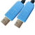 免驱USB转串口商米蜻蜓连收银机连盒F1F4配线连接线数据线 蓝色 1.8m