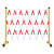 卓弘安 伸缩围栏杆璃钢变压器移动护栏立式折叠式活动防护栏安全警示 红白色1.2*2.5米