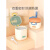 如山（LUSN）适用婴儿奶粉盒便携式外出辅食米粉盒子密封罐防潮储存罐分格分装 大恐龙橙+大恐龙绿