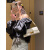 酷奇袋鼠 KQ2024夏新款小众设计高级感腋下包包女2024百搭单肩斜挎法棍女包潮 黑色