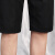 啄木鸟（TUCANO）短裤男士夏季薄款纯色商务休闲时尚百搭透气五分裤子 黑色 32 