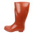 双安 劳保防护安全鞋 25KV绝缘长筒雨靴 BX252 褐色 36码