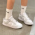 耐克（NIKE）鞋子女鞋 DUNK LOW 低帮透气轻便女子运动鞋复古板鞋休闲鞋 DD1503-103 白灰 36.5