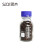 SiQi透明玻璃丝口瓶茶色棕色玻璃瓶塑料螺口蓝盖密封瓶试剂瓶螺纹带刻度多规格 茶色丝口瓶500ml