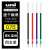 uni三菱 日本UNI JETSTREAM SXR-80速写中油笔芯书写顺滑多种规格 0.7mm四色套装