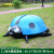 户外仿真七星瓢虫花园摆件玻璃钢园林雕塑户外动物庭院装饰品摆设 1.1米大瓢虫蓝色 -含发票