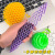 新款抖音3D打印解压弹力网发泄压伸缩网变形玩具钥匙扣摆件 【紫色】弹力网