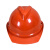 比鹤迖 BHD-0217 防护安全帽多规格加厚透气 桔色国标高强V型透气孔 1顶