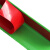 比鹤迖 BHD-1850 PVC塑料防撞条护角条 红色4cm宽1.5米 1件