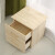 修季床头柜实木收纳柜储物柜创意松木小柜子床边柜电话桌 纯实木床头 实木床头柜