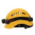 沃得斐   达林韦尔工地盔安全帽带护目镜防砸透气工程高空作业 黄色工地带头灯安全帽