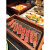 花烛西餐餐具全套高端餐厅创意木质餐具西式碳火牛排烤肉盒子烟熏肉盒 小号 27.5*17*10.5