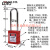 LOTO钢制长梁76mm工程塑料安全挂锁BD-G21耐腐蚀工业能量源隔离锁停工维修个人生命安全锁具 橙色 KD不通开（每把锁一把钥匙） 弹子结构铜锁芯