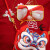 乾仓（qiancang）龙年红包满月生孩子周岁布艺袋创意个性斜跨可爱大号万元利是封 布红包_福运连连_ 竖款1个+挂绳