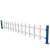 花坛草坪护栏栅栏锌钢园林绿化隔离栏菜园篱笆围栏铁艺栏杆 组装纯白色-高0.3m*长3.05m【一米价格】
