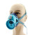 防毒面具 G-7-06甲醛有机气体环境 甲苯办公室装修 工业粉尘口罩 套餐四：面具+LAS-51C（打磨 电焊） 现货