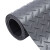 金固牢 PVC人字纹地垫 楼梯塑料防滑垫 约2.3mm牛津加厚*1.8m宽*1m*灰色 KZS-937
