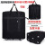 纸色（Z H I S E）158航空托运包帆布行李袋包大容量搬家旅行袋带轮背拉行李包两用 28寸黑不锈钢万向五轮