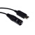 USB转XLR 卡侬头公头 声德音频处理器485通讯线 公头 D 3.0m