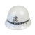 豪思克普 防暴头盔 安保防护装备 安全帽 保安装备用品 白色安保